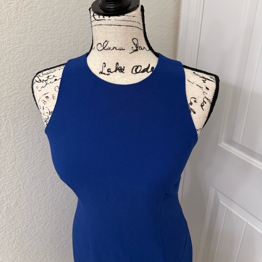 Finders Keepers Revolve Hold Us Asymmetrical Colbalt Blue Dress sz S - Picture 3 of 10